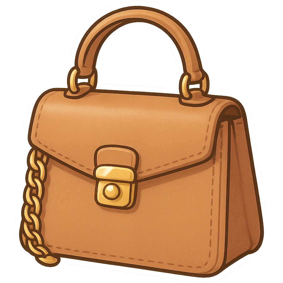 Luxury handbag emoji