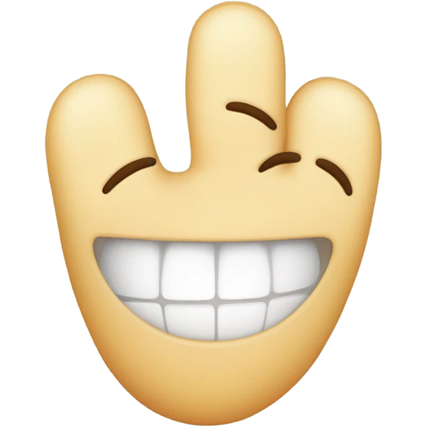 Smiley with toes emoji
