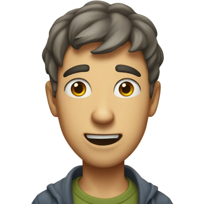Mewing emoji