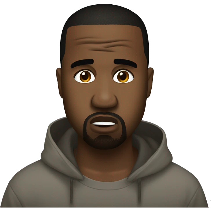 Kanye west crying  emoji
