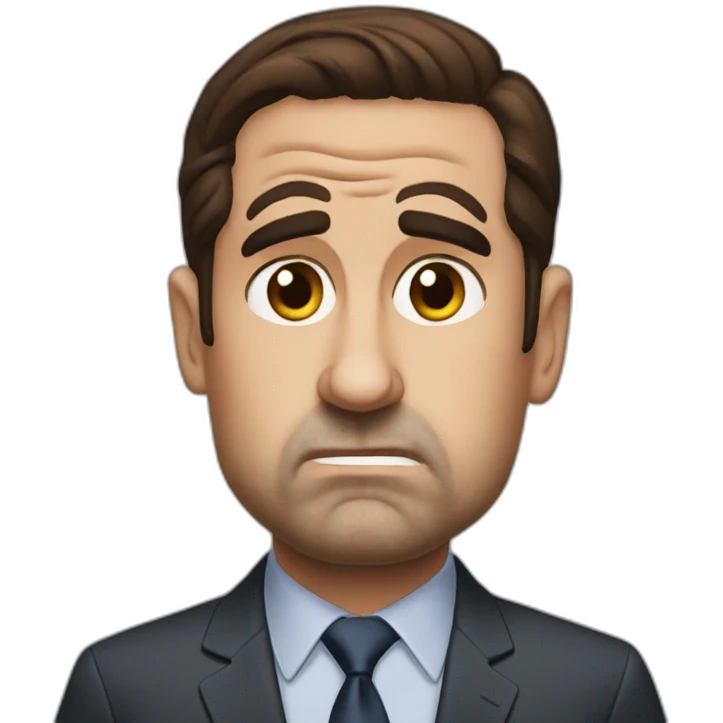 Angry Michael Scott emoji