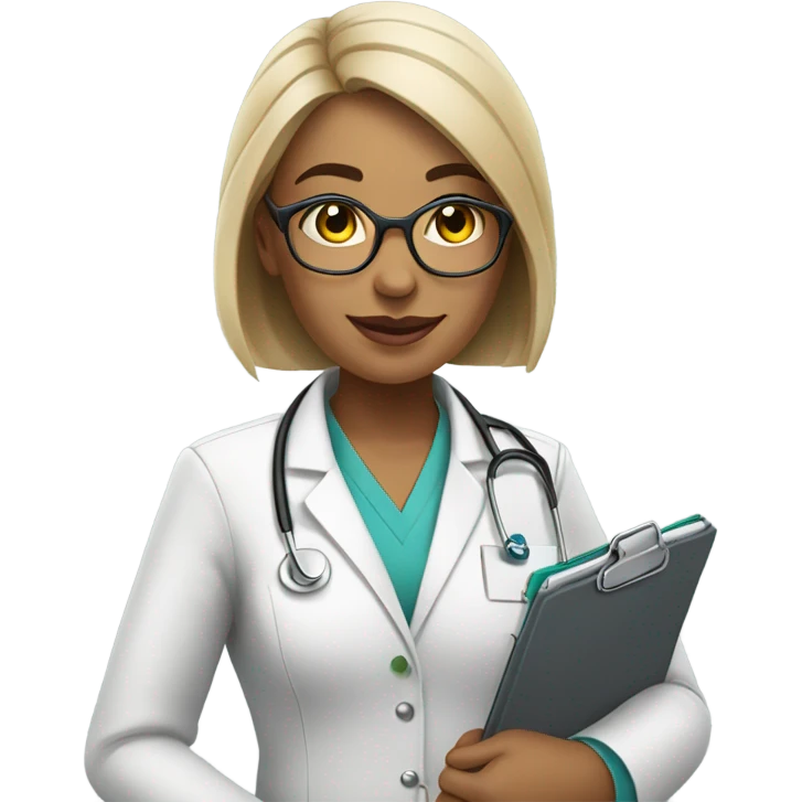 Female hospital administrator emoji