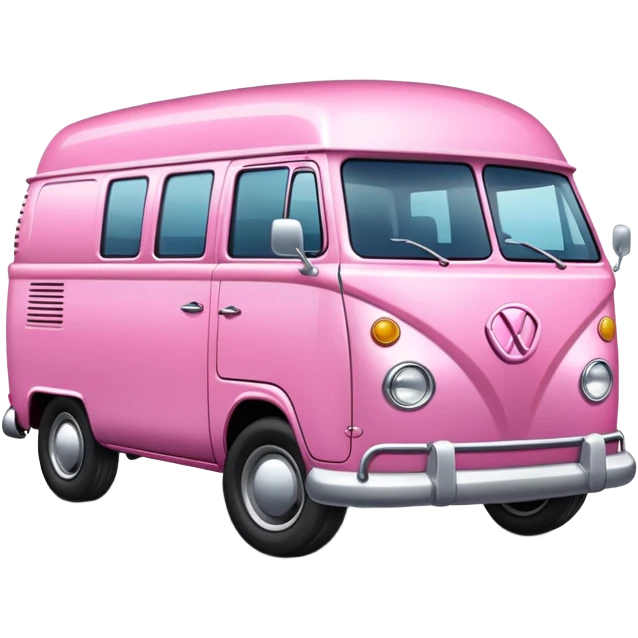 Pink van emoji