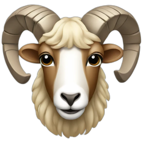 A sustainable ram emoji