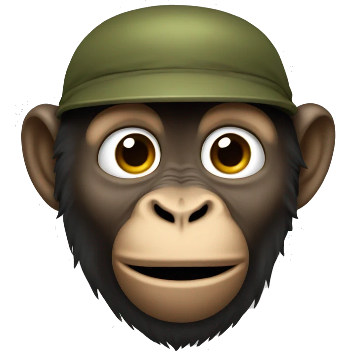 monkey missing army panda emoji