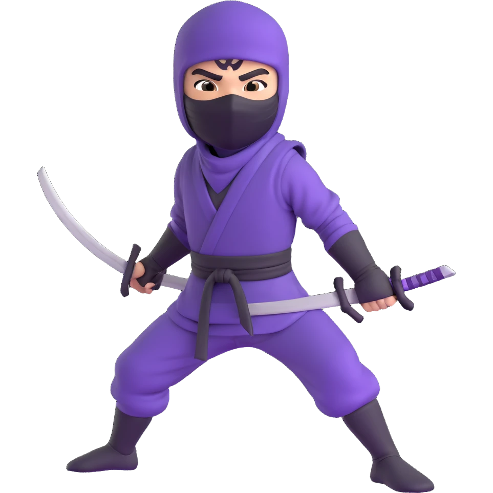 purple ninja emoji