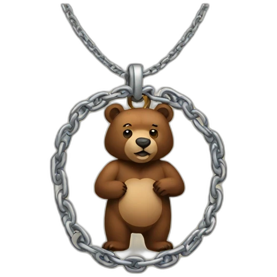 bear-chain emoji