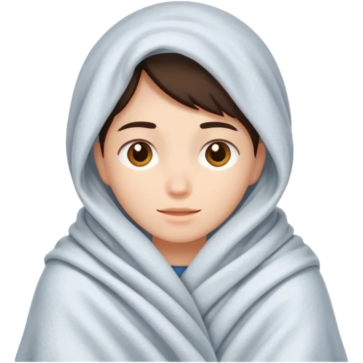 Someone under the blanket emoji