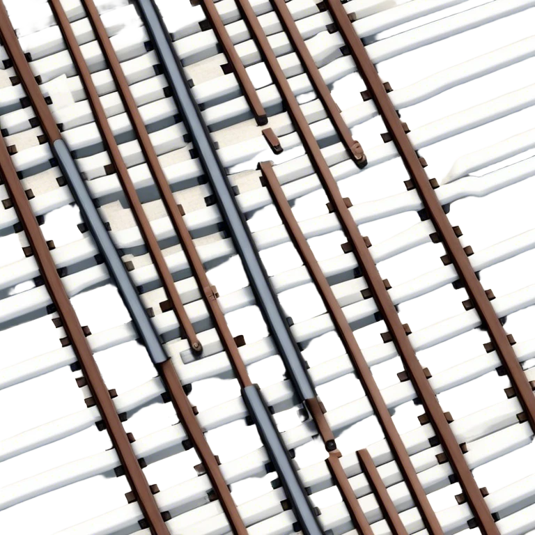 Train Tracks top view  emoji