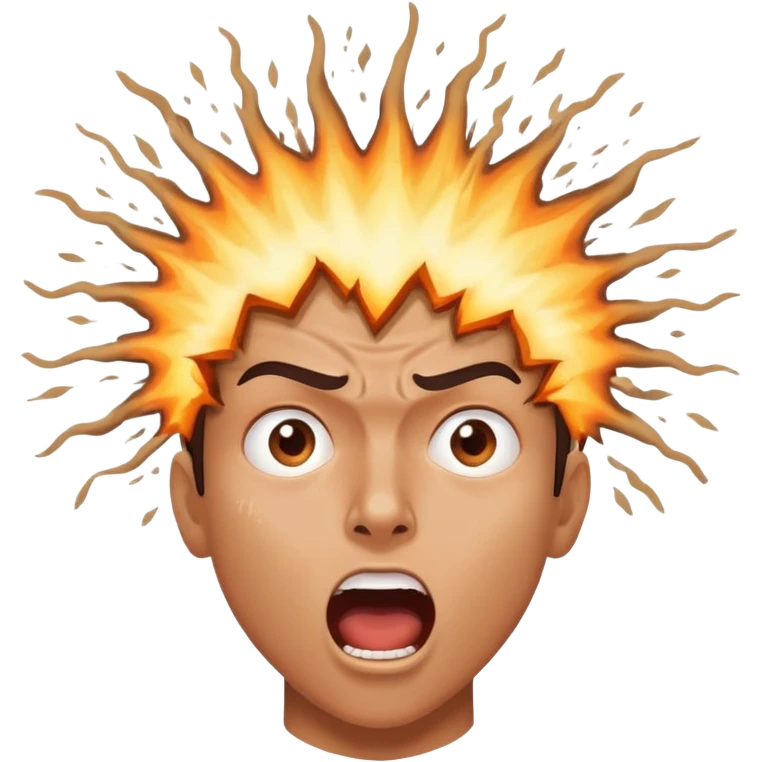 head exploding with amazement, mind blown emoji