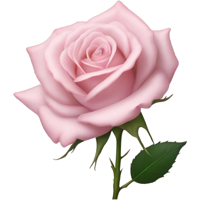 Pink rose emoji