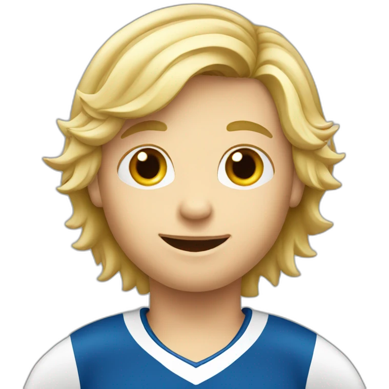 Boy-blond-hockey-Sport emoji