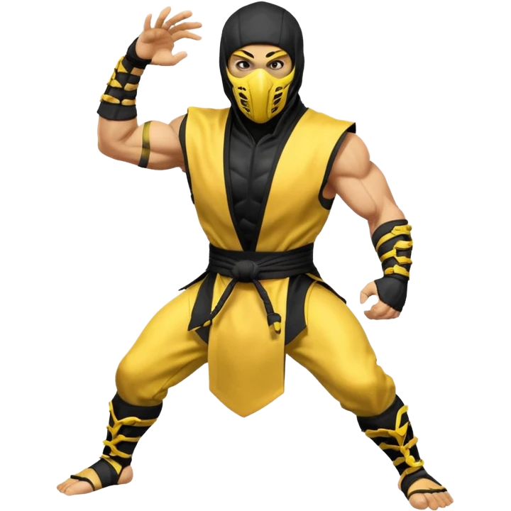 Scorpion from mortal kombat emoji