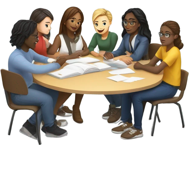 team work with young people emoji