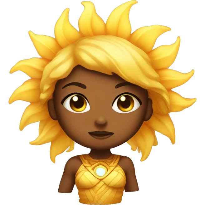 Sun Goddess chibi emoji