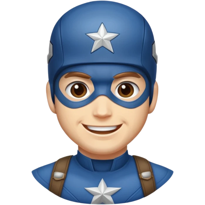 captain america FACE emoji