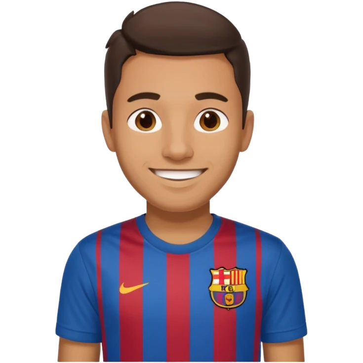 araujo в футболке барселоны emoji