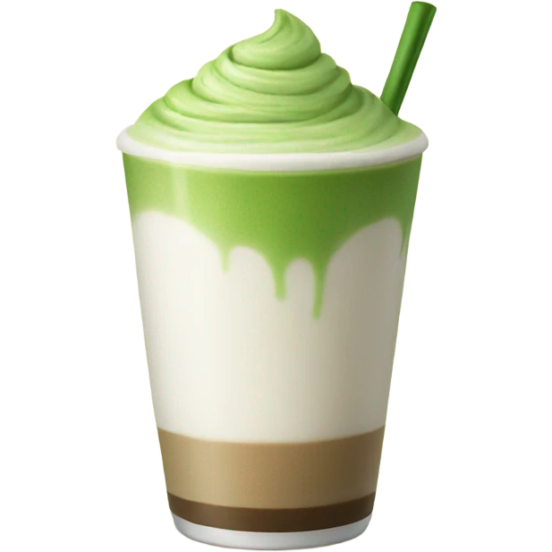 Matcha latte  emoji