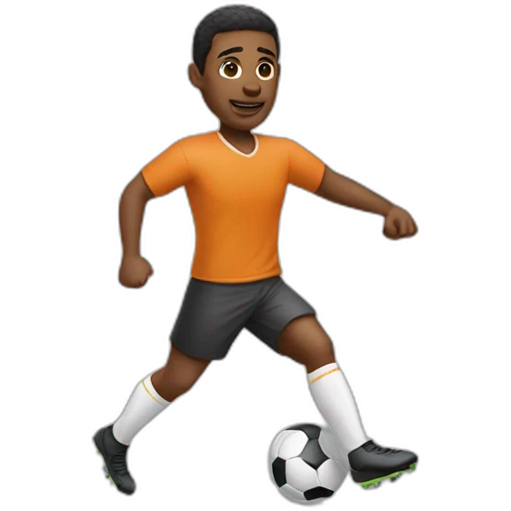 Homme qui joue au foot emoji