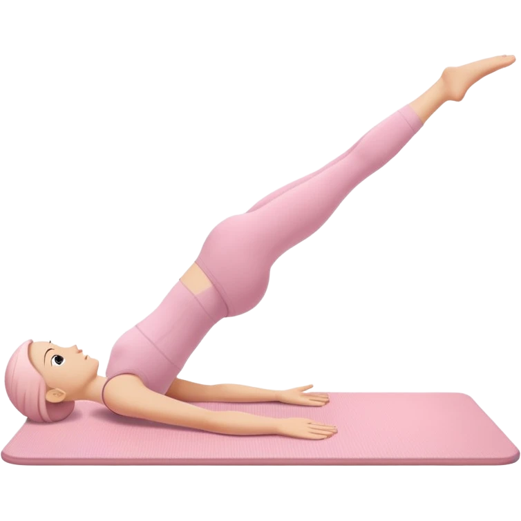 light pink pilates mat just mat emoji