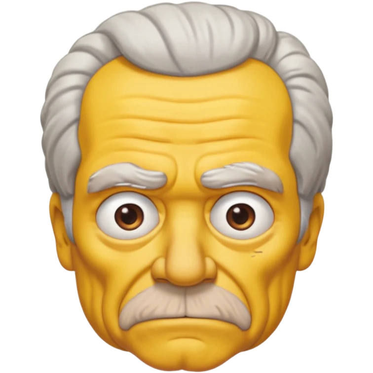  Abe Simpson from The Simpsons emoji