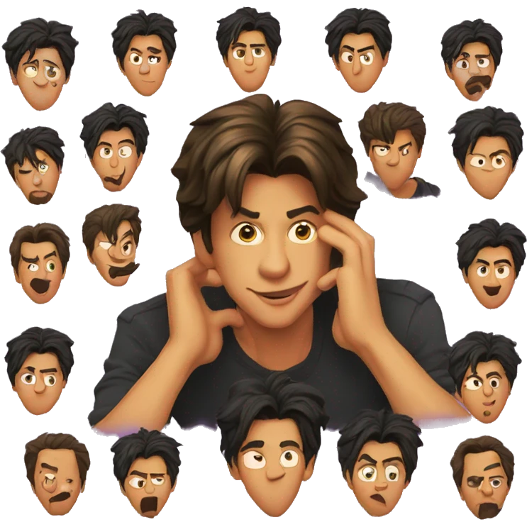 Shahrukh Khan  guess who mood emoji