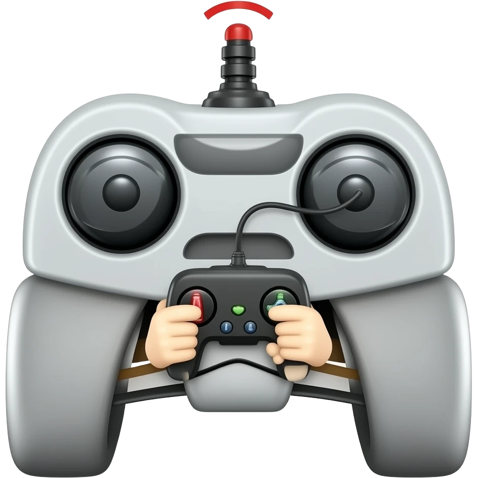 Voiture RC avec télécommande emoji