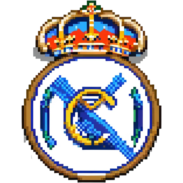 Real Madrid football club logo emoji