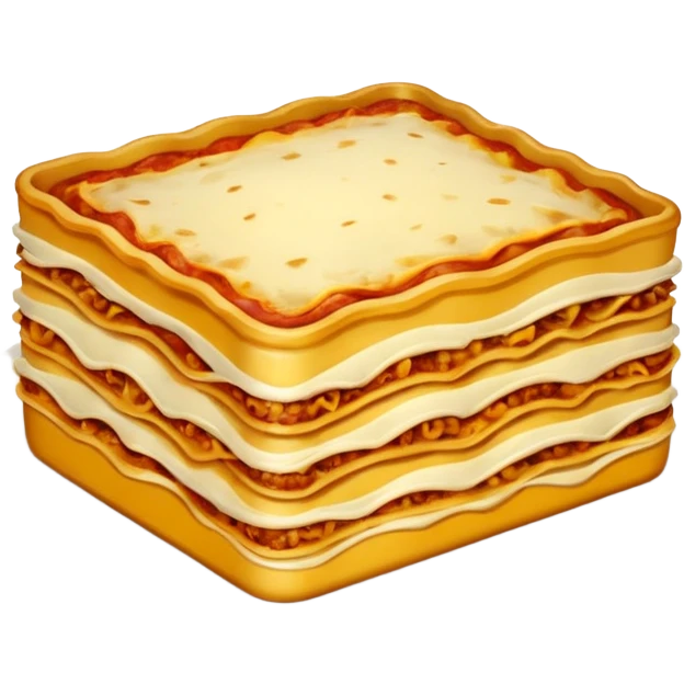 Generate me a Lasagna png emoji
