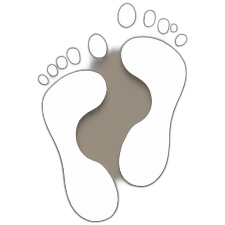 footprint emoji