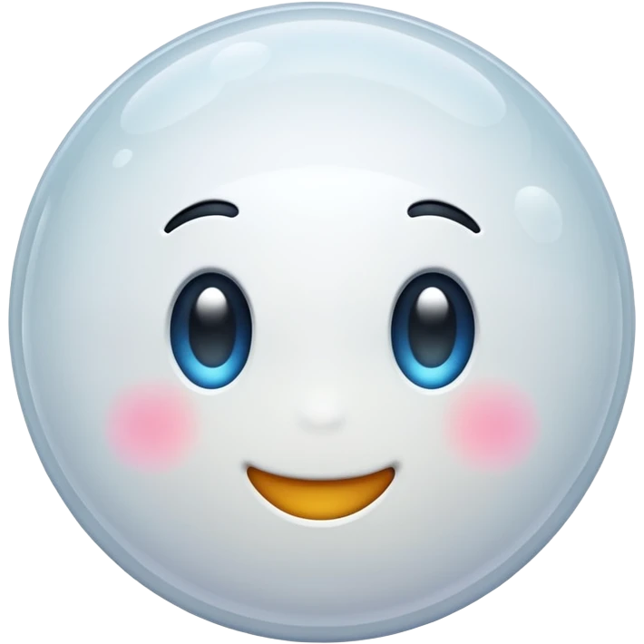 white bubble emoji