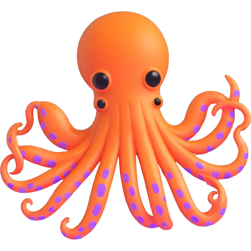 glowing deep sea squid emoji