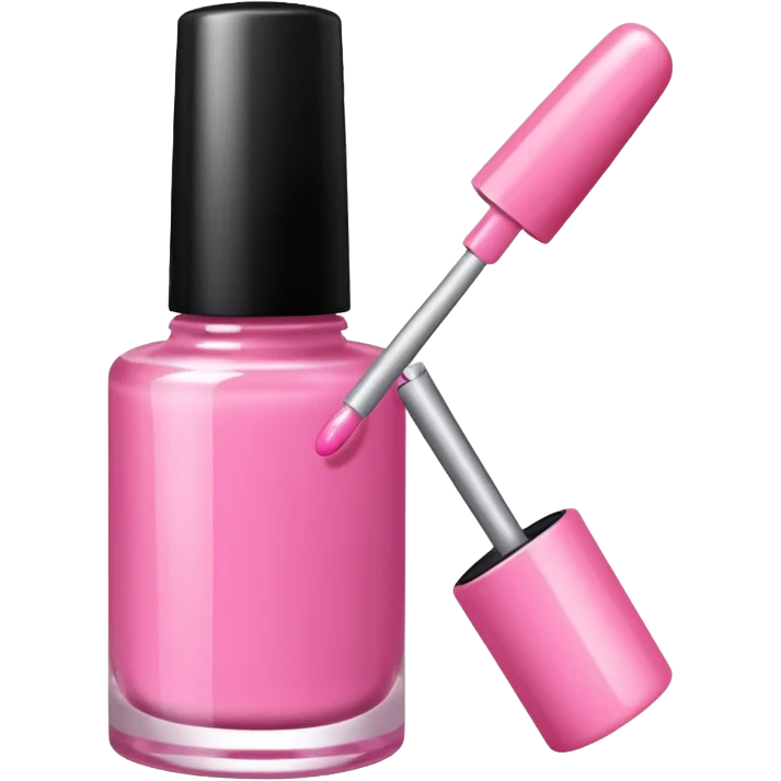 Pink nail polish bottle emoji