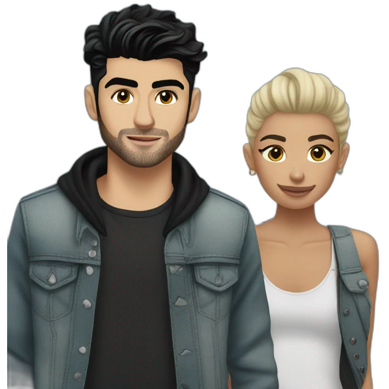 Zayn Malik with milj emoji