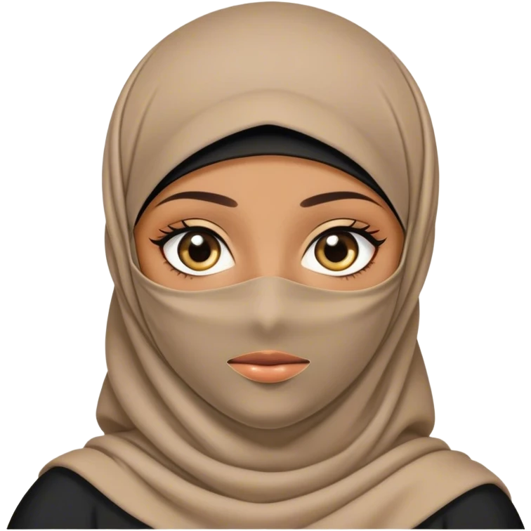 Girl in niqab emoji