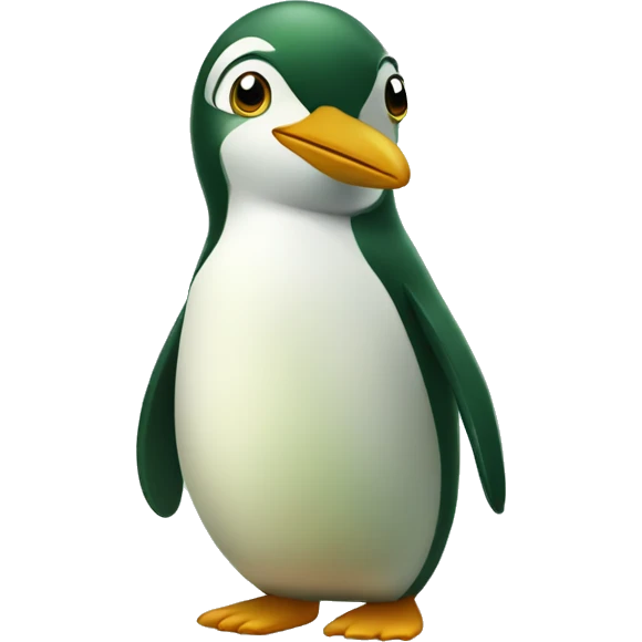 green pinguin emoji