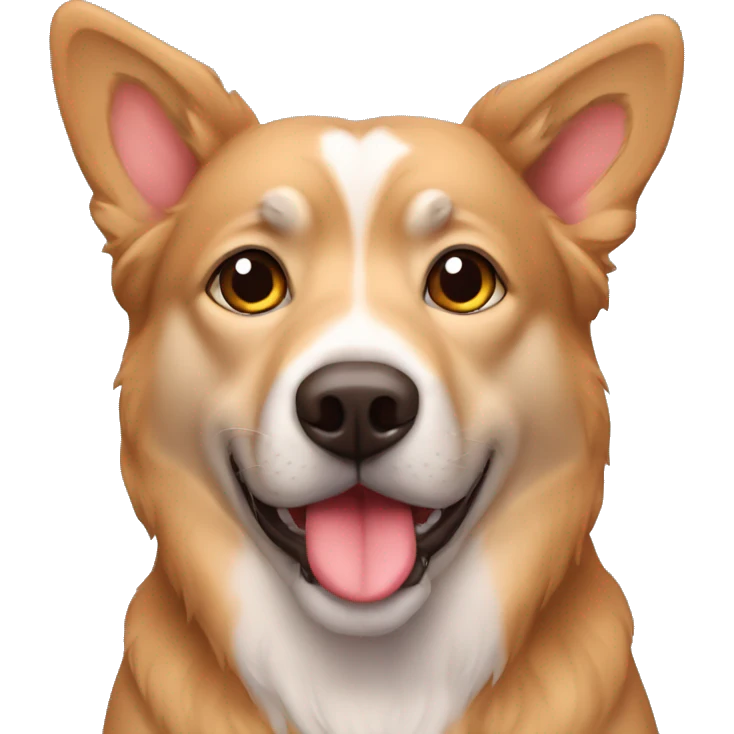 perro con ojos de corazon emoji