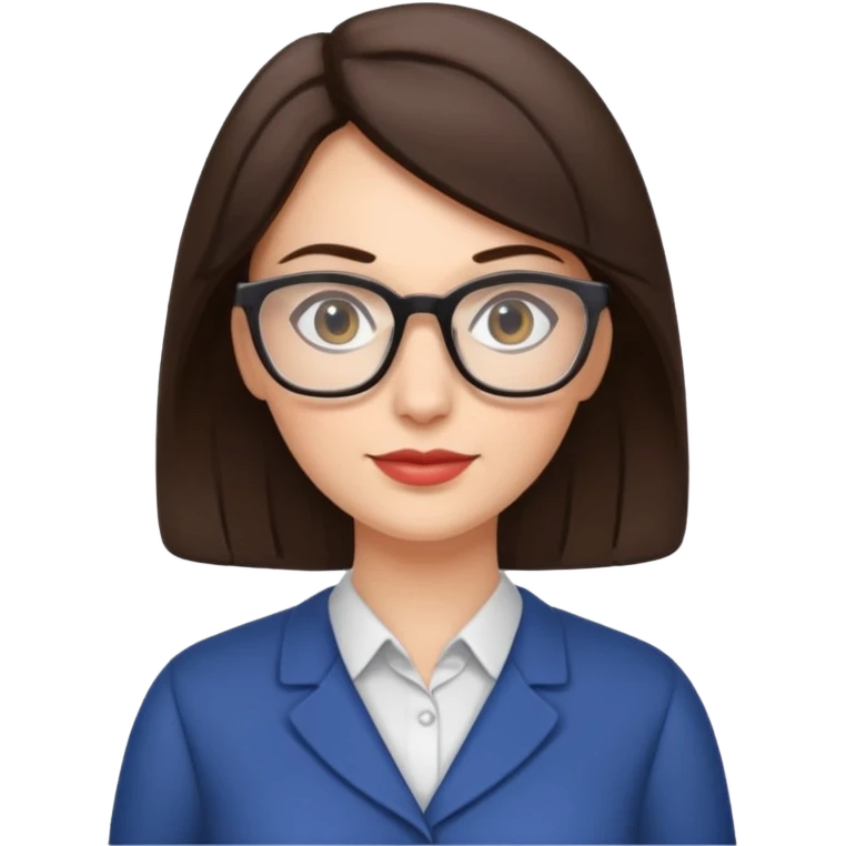 speaker brunette woman teacher in 21 century emoji