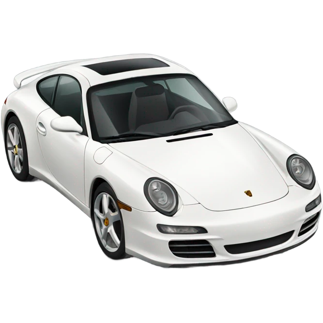 White porsche emoji