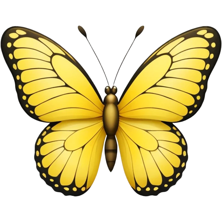 yellow butterfly emoji