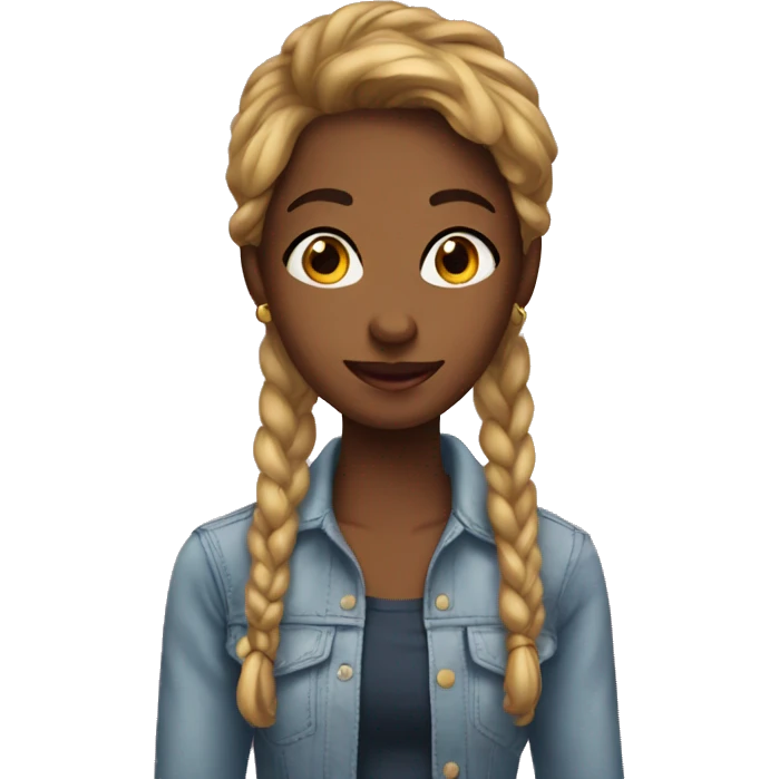 a successful girl is confessed her love emoji