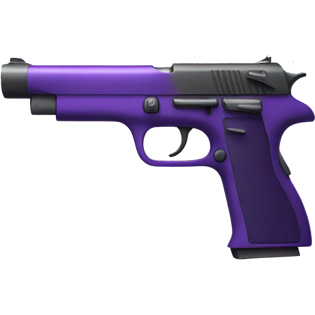 Purple pistol with silencer emoji