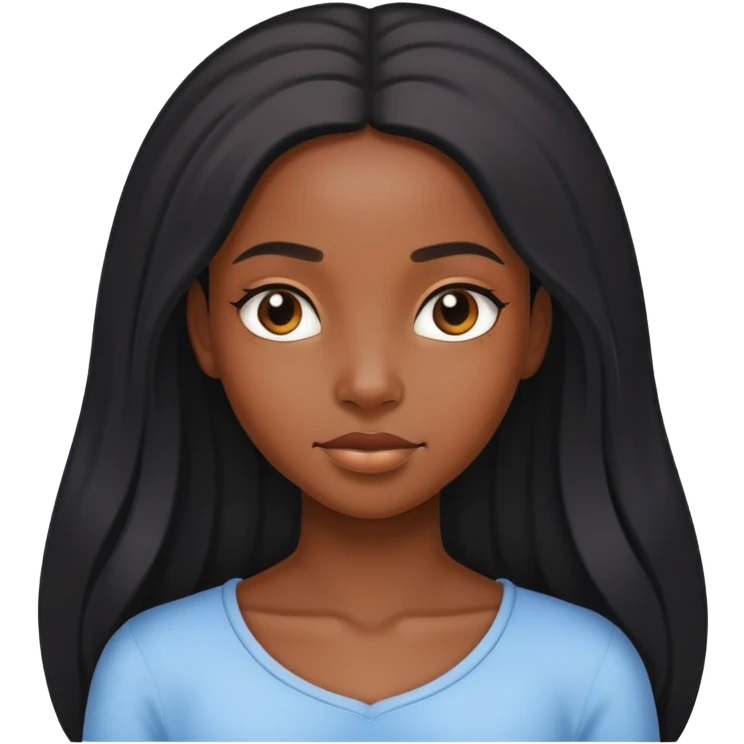 Black girl emoji