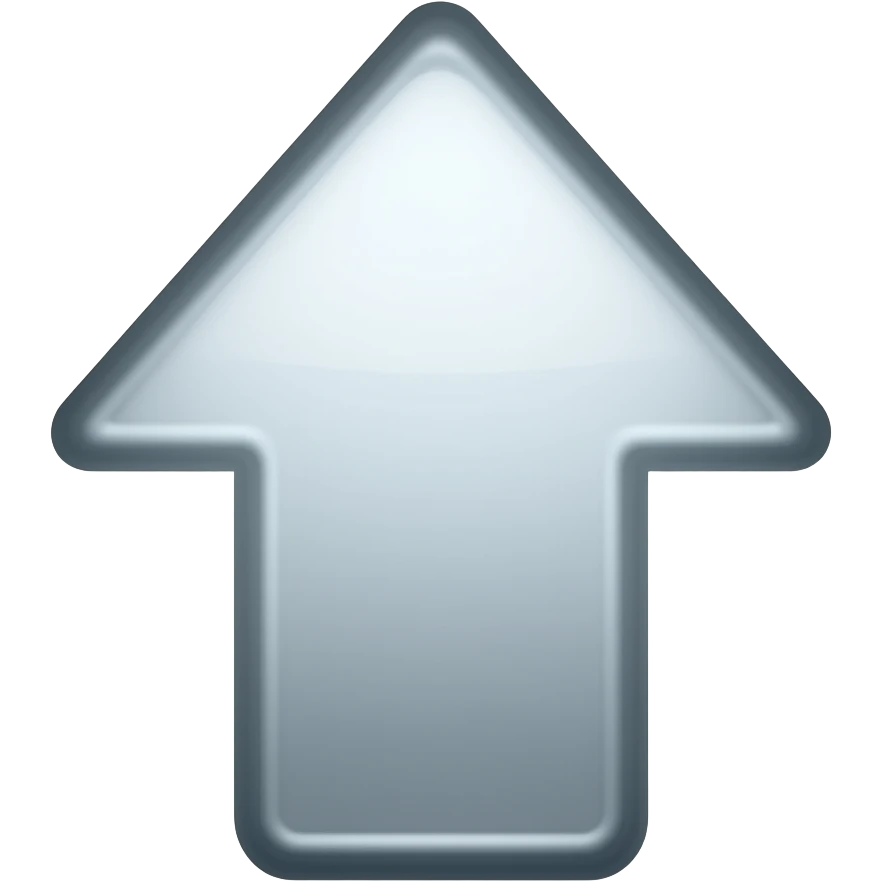 Emoji de un flecha apuntando arriba emoji