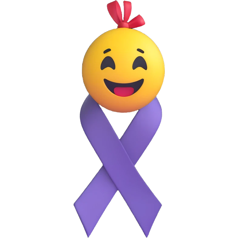 a ribbon, 3D emoji style emoji