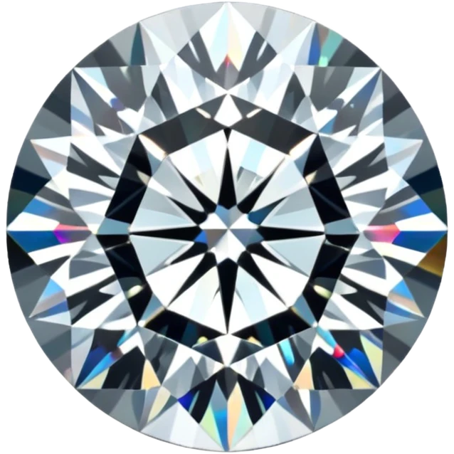 Color White diamond emoji
