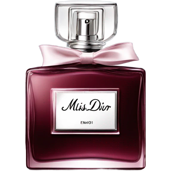 Burgundy miss Dior perfume emoji
