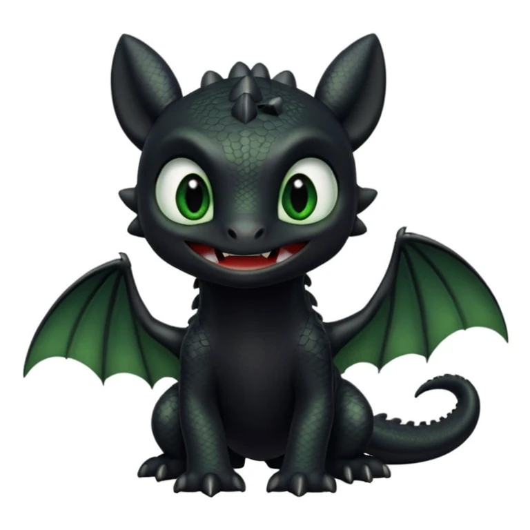 Toothless  emoji