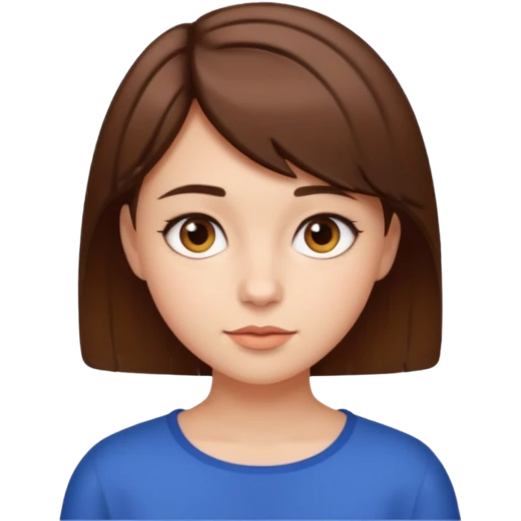 girl with short hair emoji