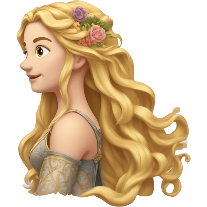 Rapunzel emoji